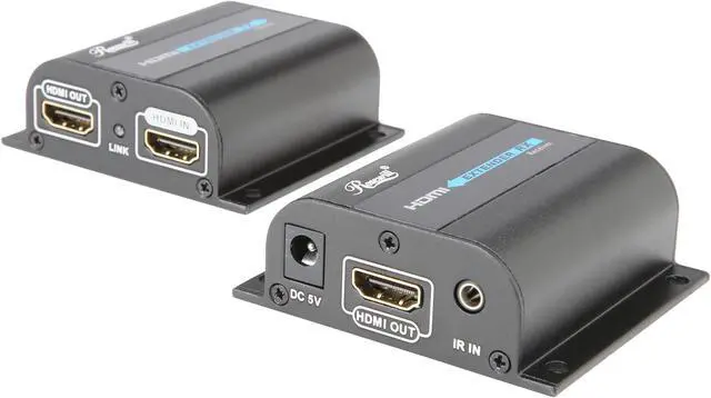 Main image of Rosewill HDMI Over CAT5/CAT6 Extender with Power Over Cable - 165 ft. (50m)