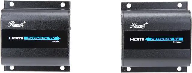 Alt view image 6 of 7 - Rosewill HDMI Over CAT5/CAT6 Extender with Power Over Cable - 165 ft. (50m)