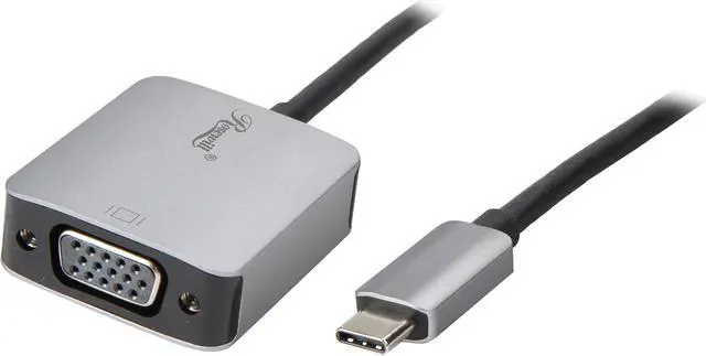 Main image of Rosewill Type C to VGA Adapter [Thunderbolt 3] Compatible for MacBook Pro, MacBook, iPad Pro/MacBook Air 2018, Dell XPS 13/15, Surface Book 2 and More