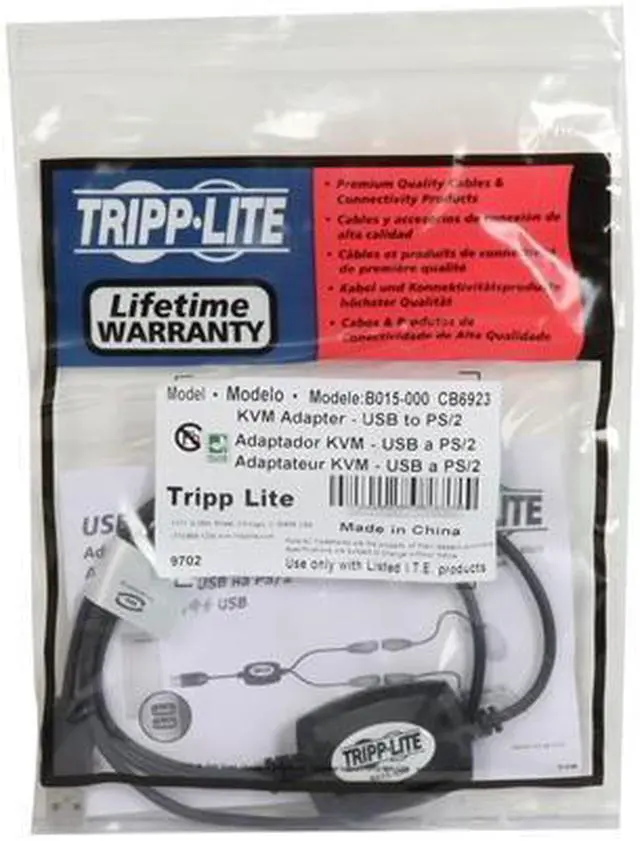 Alt view image 2 of 2 - TRIPP LITE B015-000 USB to PS/2 Adapter
