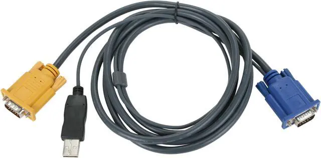 Alt view image 2 of 3 - TRIPP LITE 6 ft. USB (2-in-1) Cable Kit for NetDirector KVM Switch B020-Series and KVM B022-Series, 6-ft. P776-006
