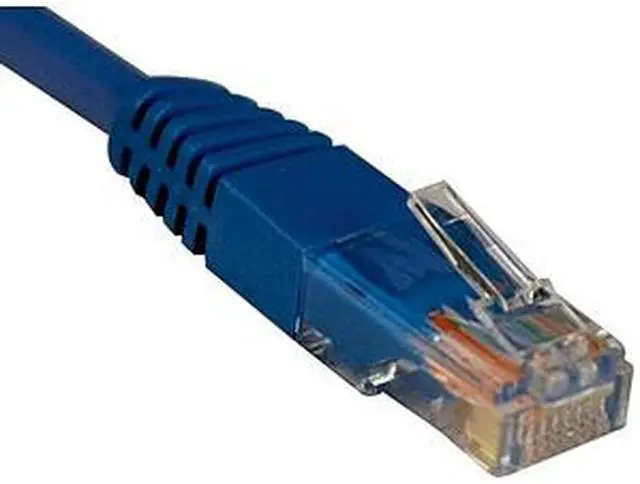 Main image of TRIPP LITE N002-003-BL 3 ft. Cat 5E Blue Network Cable