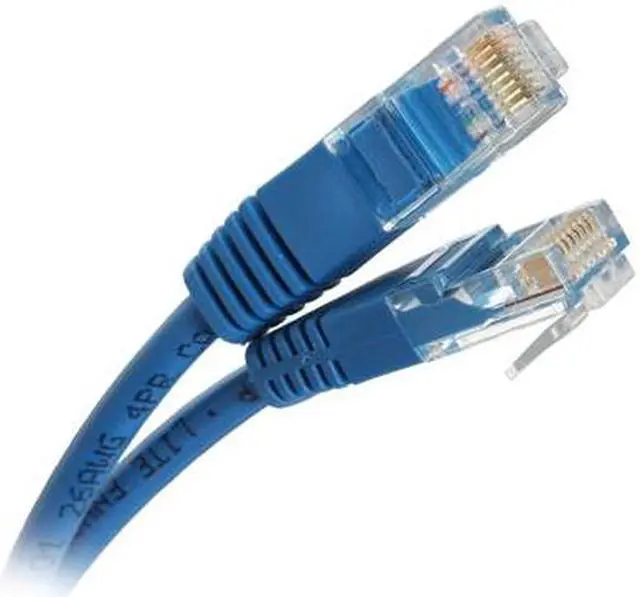 Main image of TRIPP LITE N002-010-BL 10 ft. Cat 5E Blue 350MHz Molded Patch Cable