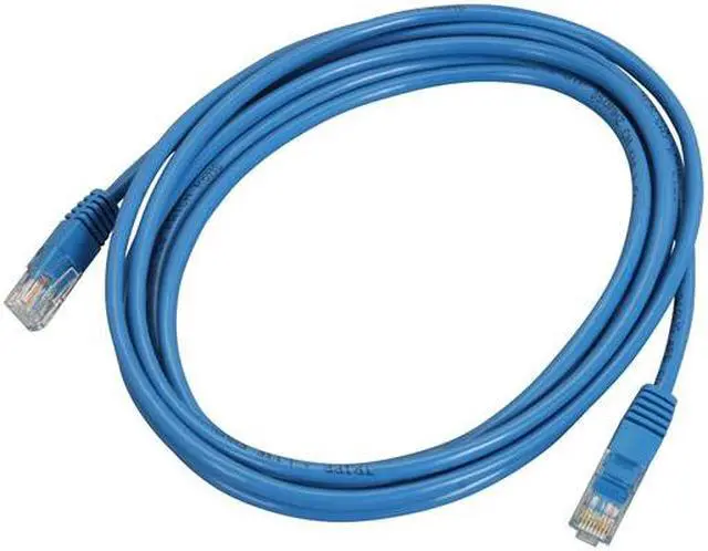 Alt view image 2 of 3 - TRIPP LITE N002-010-BL 10 ft. Cat 5E Blue 350MHz Molded Patch Cable