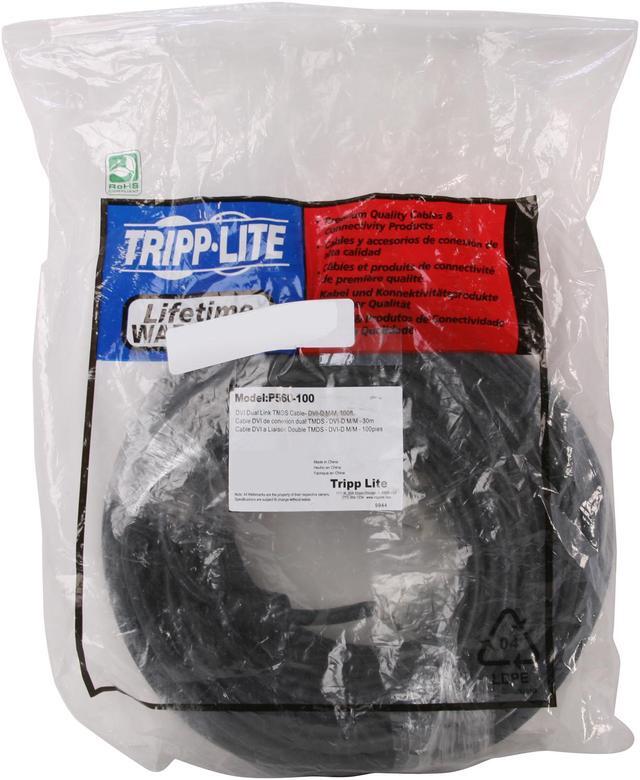 Alt view image 3 of 3 - Tripp Lite P560-100 Black DVI Dual Link TMDS cable