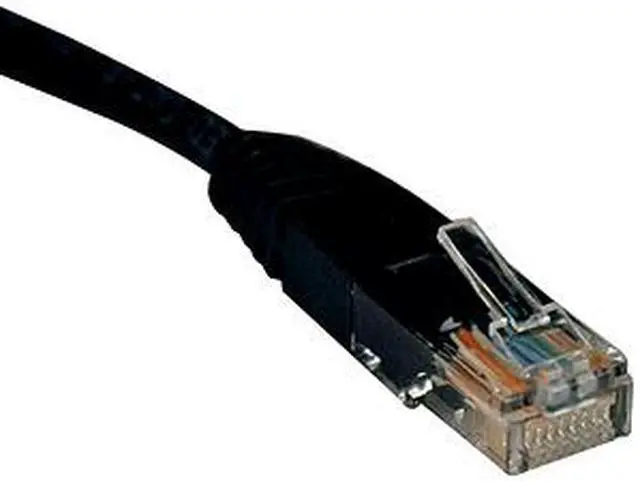 Main image of TRIPP LITE N002-002-BK 2 ft. Cat 5E Black 350MHz Molded Patch Cable