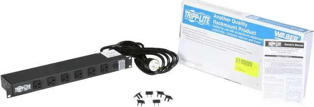 Alt view image 4 of 4 - TRIPP LITE RS-1215-20T 12 Outlets Power Strip 120V Input Voltage 15 ft. Cord Length