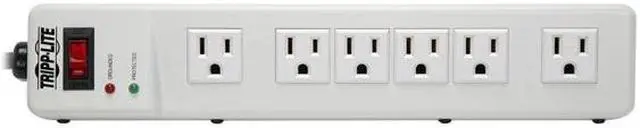 Alt view image 2 of 4 - TRIPP LITE TLM626 6 Feet 6 Outlets 1340 Joules Surge Protector with Metal Housing