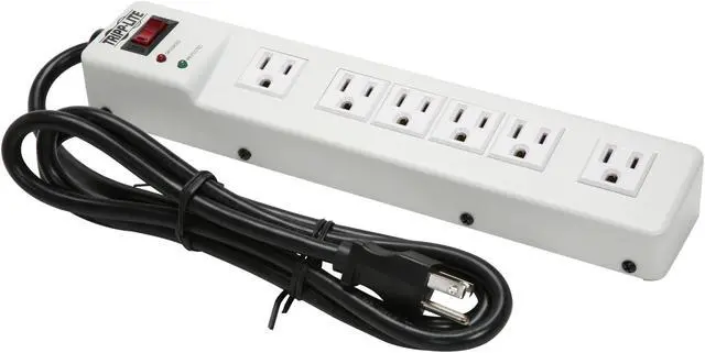 Alt view image 3 of 4 - TRIPP LITE TLM626 6 Feet 6 Outlets 1340 Joules Surge Protector with Metal Housing