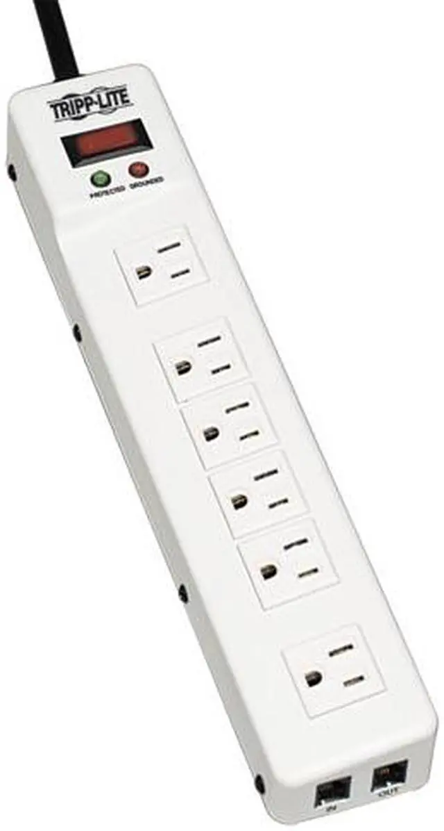 Main image of Tripp Lite TLM626TEL15 15ft Cord 6 Outlets 1340 joule Surge Suppressor