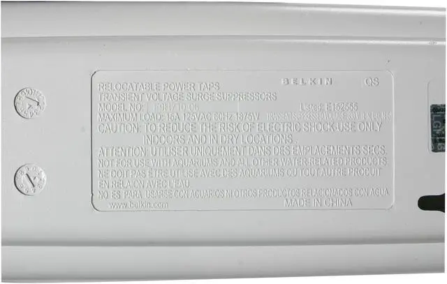 Alt view image 4 of 6 - BELKIN F9H710-06 6.0 Feet 7 Outlets 1045 Joules SurgeMaster Home Series