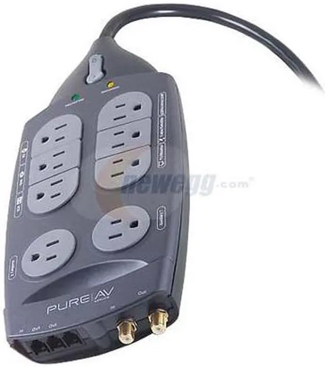 Belkin Pure AV F9A823-08 Home Theater Surge Protector w/ outlets
