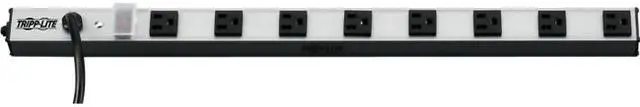 Main image of TRIPP LITE PS2408 8 Outlets Power Strip 120V Input Voltage 1800 W Maximum Power 15 ft. Cord Length