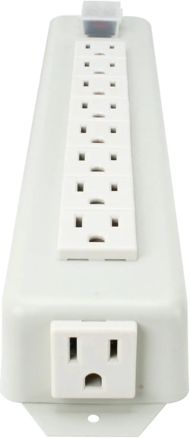Alt view image 3 of 4 - TRIPP LITE TLM915NC 9 Outlets Power Strip 120V Input Voltage 1800 W Maximum Power 15 ft. Cord Length