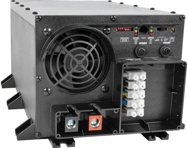 Main image of Tripp Lite 2400 W Power Inverter / Charger with Auto-Transfer Switching, APS 24V DC 120 V, Hardwired (APS2424)