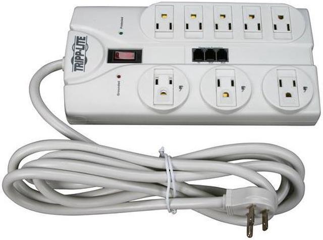 Tripp Lite 8 Outlet Surge Protector, 8' Cord, 2160 Joules (TLP808TEL)