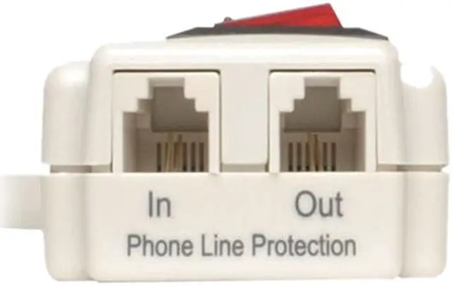 Alt view image 2 of 4 - Tripp Lite TLP604TEL 6 Outlets 790 joules 4ft cord with Tel/DSL Protect It! Surge Suppressor