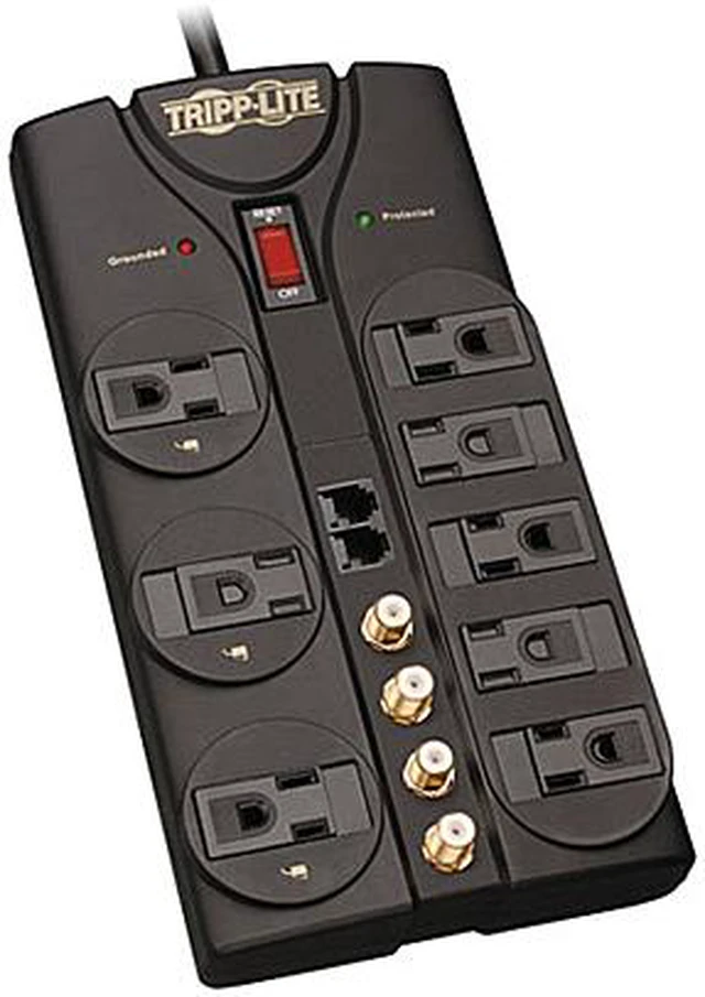 Main image of Tripp Lite TLP810SAT 10ft. Cord 8 Outlets 3240 Joules Protect It! Surge Suppressor