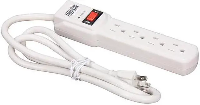 Alt view image 2 of 4 - TRIPP LITE TLP404 4 Feet 4 Outlets 450 joules Surge Suppressor