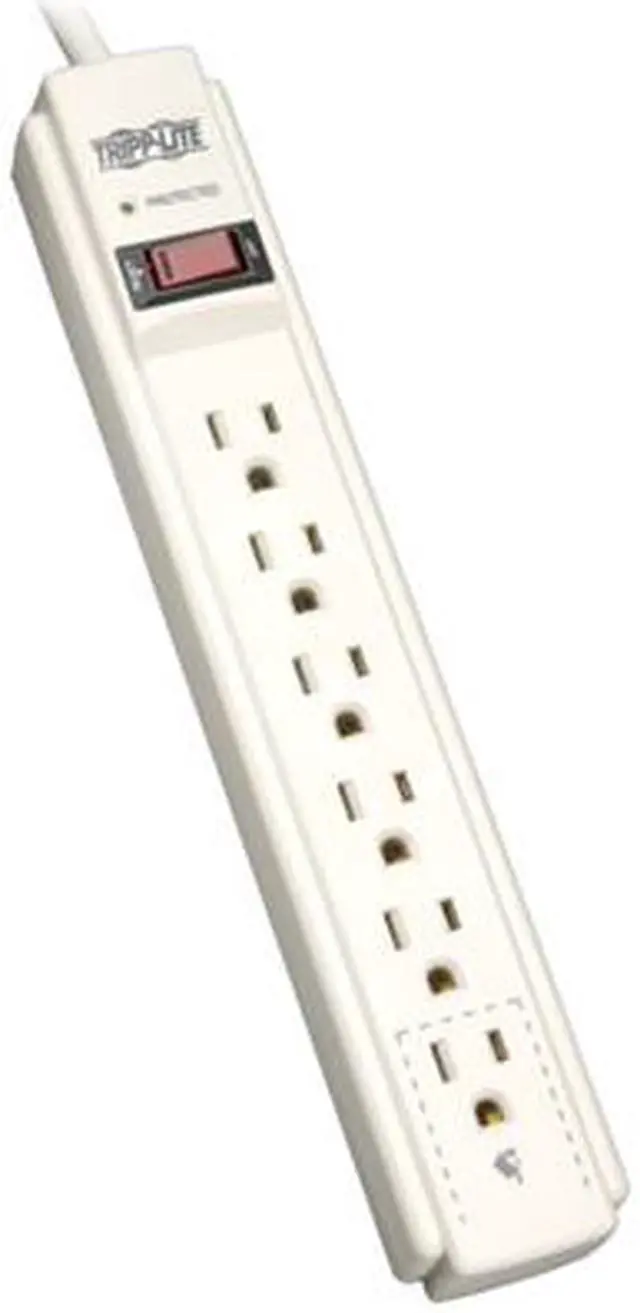 Main image of TRIPP LITE TLP604 4 Feet 6 Outlets 790 Joules Surge Suppressor