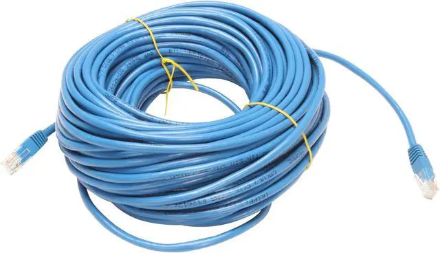 Alt view image 3 of 3 - TRIPP LITE N002-100-BL 100 ft. Cat 5E Blue Cat5e 350MHz Molded Patch Cable
