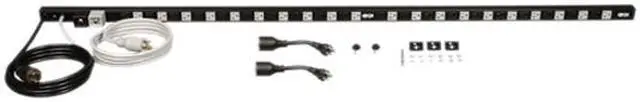 Alt view image 4 of 4 - Tripp Lite Basic PDU, 20A Dual-Circuit 40 Outlets (5-15/20R), 120 V, NEMA L5-20P/5-20P Inputs, 0U Vertical Rack-Mount Power (PDU40TDUAL)