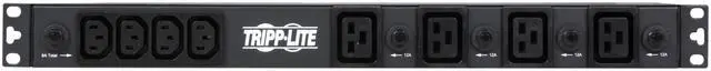 Alt view image 2 of 4 - Tripp Lite PDU1230 Basic PDU, 30A, 20 Outlets (16 x C13 & 4 x C19), 200 / 208 / 240V, L6-30P Input, 15 Feet Cord, 1U Rack-Mount