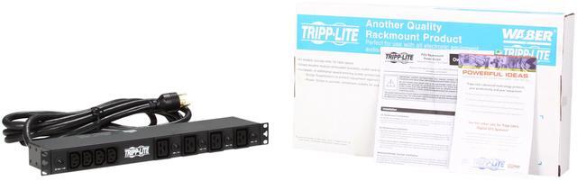 Alt view image 4 of 4 - Tripp Lite PDU1230 Basic PDU, 30A, 20 Outlets (16 x C13 & 4 x C19), 200 / 208 / 240V, L6-30P Input, 15 Feet Cord, 1U Rack-Mount
