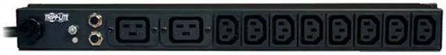 Main image of Tripp Lite Basic PDU, 16A, 14 Outlets (12-C13 & 2-C19), 100 - 240 V, C20, C14 / L6-20P / L5-20P / 5-20P / 5-15P, 1U Rack-Mount Power (PDUNV)