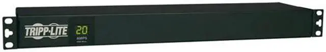 Main image of Tripp Lite Metered PDU, 1.92kW Single-Phase 120V (12 5-15/20R), L5-20P / 5-20P, 110 - 127V Input, 15 ft. Cord, 1U Rack-Mount (PDUMH20)