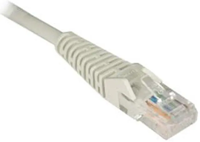 Main image of TRIPP LITE N001-015-GY 15 ft. Cat 5E Gray Snagless Cat5e Molded Patch Cable