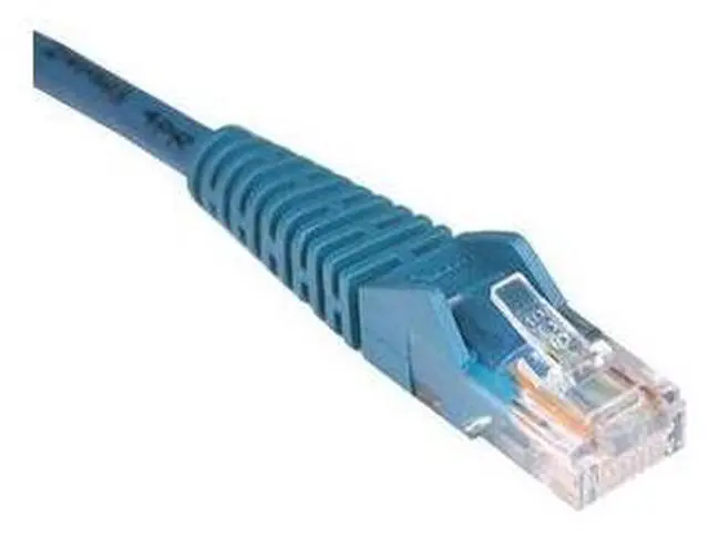 Main image of TRIPP LITE N001-025-BL 25 ft. Cat 5E Blue Snagless Cat5e Molded Patch Cable