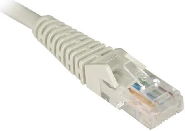 Alt view image 2 of 2 - TRIPP LITE N001-050-GY 50 ft. Cat 5E Gray Snagless Cat5e Molded Patch Cable