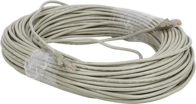 Alt view image 2 of 3 - TRIPP LITE N001-150-GY 150 ft. Cat 5E Gray Snagless Cat5e Molded Patch Cable