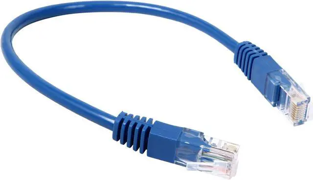 Alt view image 2 of 3 - TRIPP LITE N002-001-BL 1 ft. Cat 5E Blue Cat5e 350MHz Molded Patch Cable