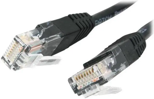 Alt view image 2 of 3 - TRIPP LITE N002-005-BK 5 ft. Cat 5E Black Cat5e 350MHz Molded Patch Cable