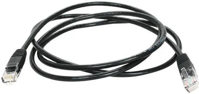 Alt view image 3 of 3 - TRIPP LITE N002-005-BK 5 ft. Cat 5E Black Cat5e 350MHz Molded Patch Cable