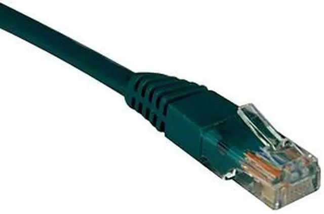Main image of TRIPP LITE N002-005-GN 5 ft. Cat 5E Green Cat5e 350MHz Molded Patch Cable
