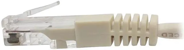Alt view image 3 of 5 - TRIPP LITE N002-005-WH 5 ft. Cat 5E White Cat5e 350MHz Molded Patch Cable