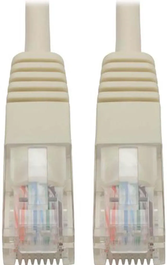 Main image of Tripp Lite Cat5e 350MHz Molded Patch Cable (RJ45 M/M) - White, 7-ft. (N002-007-WH )