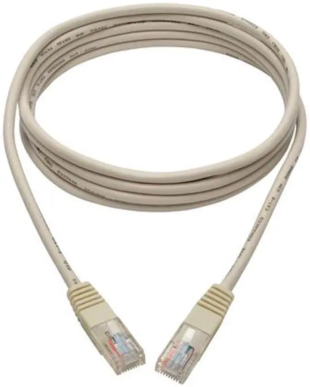 Alt view image 2 of 5 - Tripp Lite Cat5e 350MHz Molded Patch Cable (RJ45 M/M) - White, 7-ft. (N002-007-WH )