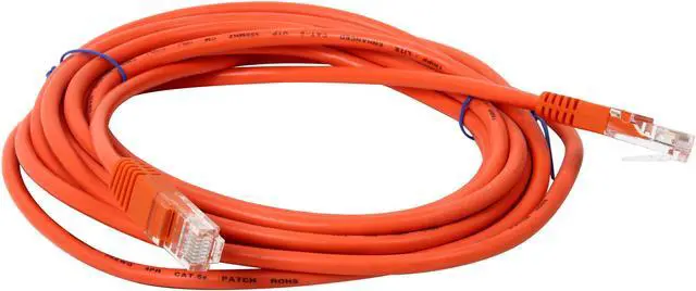 Alt view image 2 of 3 - TRIPP LITE N002-014-OR 14 ft. Cat 5E Orange Cat5e 350MHz Molded Patch Cable