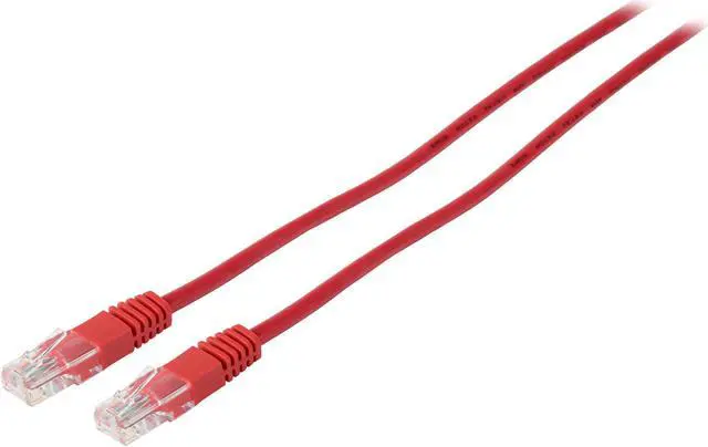Main image of TRIPP LITE N002-014-RD 14 ft. Cat 5E Red Cat5e 350MHz Molded Patch Cable