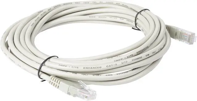 Alt view image 2 of 4 - TRIPP LITE N002-020-GY 20 ft. Cat 5E Gray Cat5e 350MHz Molded Patch Cable