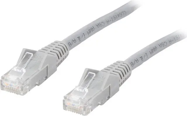 Main image of TRIPP LITE N201-050-GY 50 ft. Cat 6 Gray Cat6 Gigabit Snagless Patch Cable