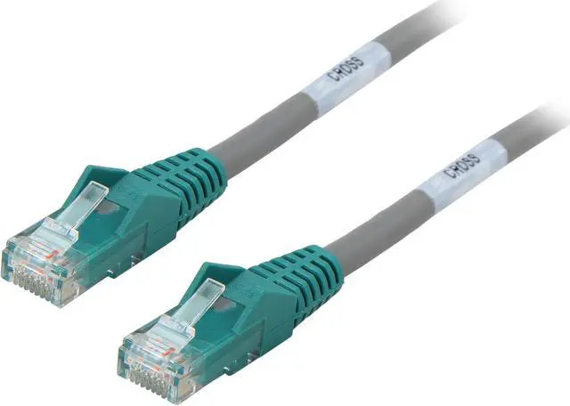 Main image of TRIPP LITE N210-007-GY 7 ft. Cat 6 (Crossover) Gray Cat6 Gigabit Cross-over Molded Patch Cable