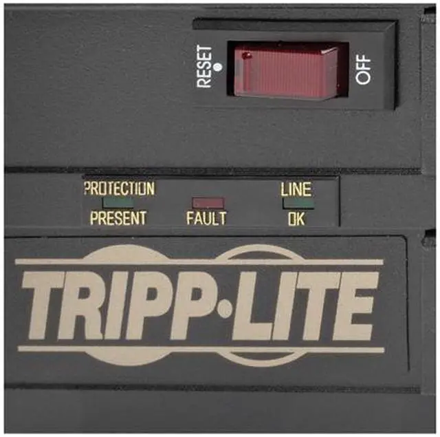 Alt view image 2 of 3 - Tripp Lite Isobar 6-Outlet Surge Protector Power Strip, 6 Feet Cord, 2850 Joules, Tel / Coax / Modem Protection (ISOBAR6DBS)