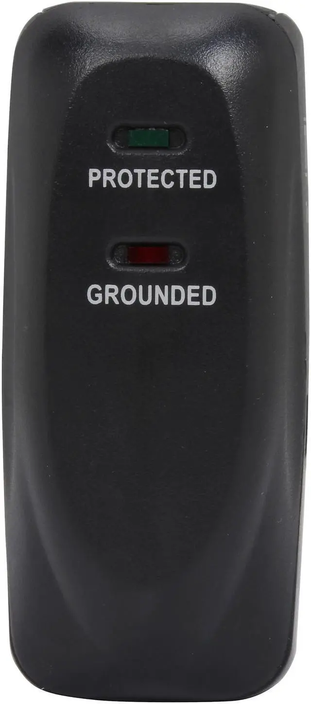 Alt view image 5 of 8 - TRIPP LITE TRAVELER100BT 6 ft phone cable 2 Outlets 1050 joule Direct Plug-in Surge Suppressor
