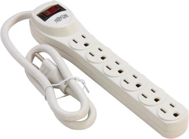 Main image of Tripp Lite TLP602 6 Outlets 180 Joules 2' Cord Protect It! Surge Suppressor