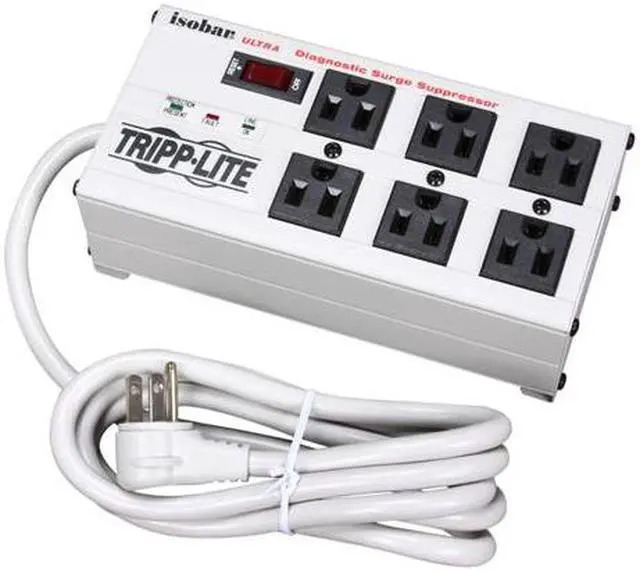 Main image of Tripp Lite ISOBAR6 6 ft. Cord 6 Outlets 3330 Joules Isobar Surge Suppressor